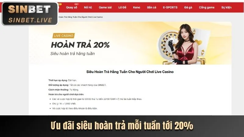 Hoàn trả hàng ngày/tuần tại 10 hello88